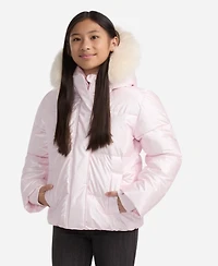 abercrombie kids Girls Shiny Ultra Puffer Jacket