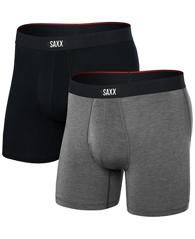 Saxx Men's Multi-Sport -Pk. Solid Mesh Boxer Briefs