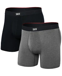 Saxx Men's Multi-Sport -Pk. Solid Mesh Boxer Briefs