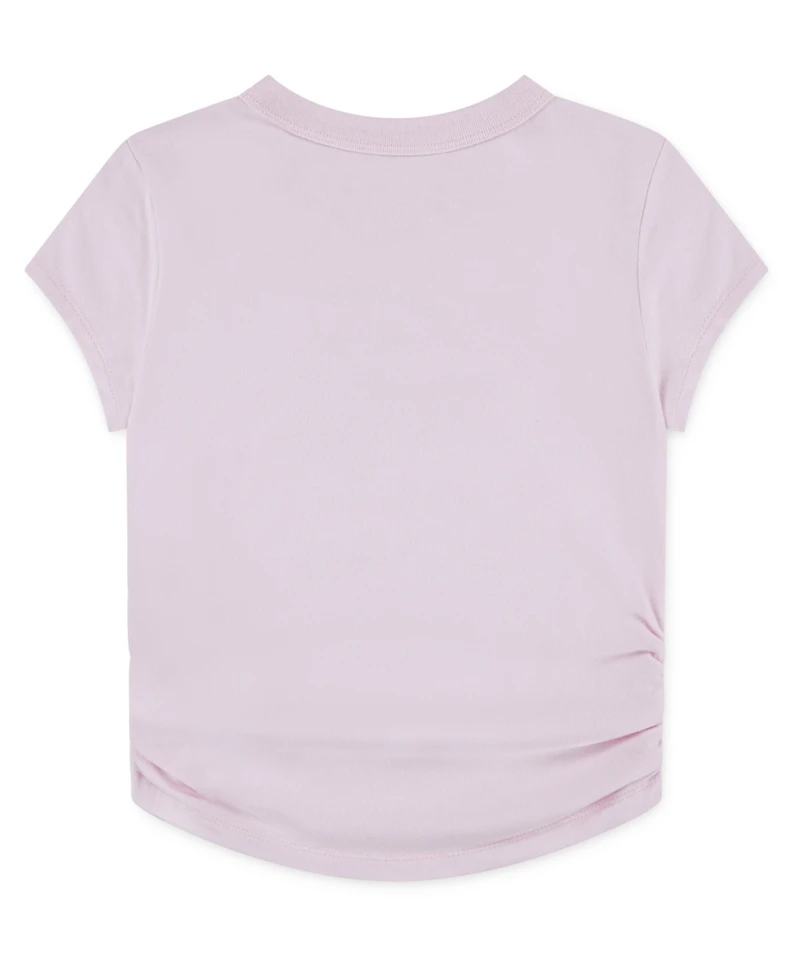 abercrombie kids Girls Anf Heritage Logo Graphic Ruched T-Shirt