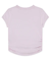 abercrombie kids Girls Anf Heritage Logo Graphic Ruched T-Shirt