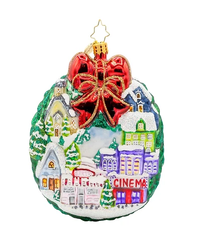 Christopher Radko Christmas Village Charm Ornament