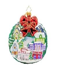 Christopher Radko Christmas Village Charm Ornament