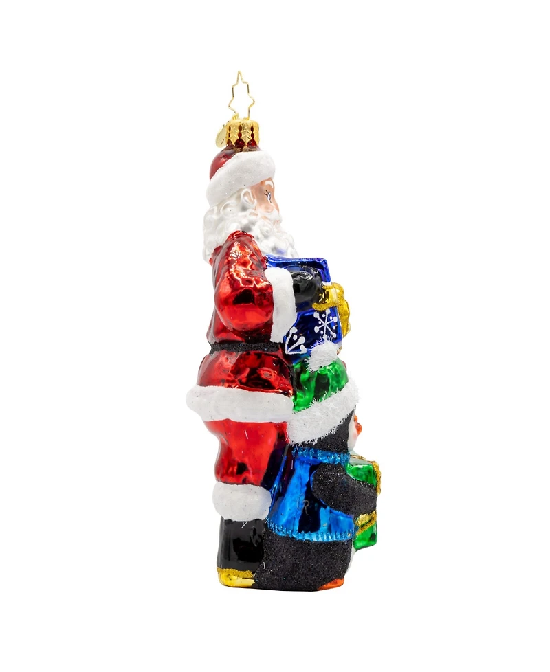 Christopher Radko Dave Thomas Foundation Santa Flurry Friends Ornament