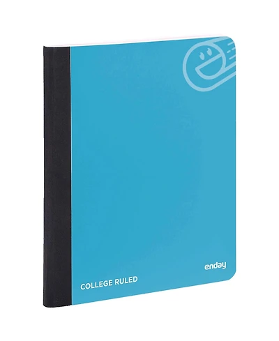Enday Composition Notebooks College Ruled Paper, Pink Hard Cover Notebook, Premium Lined Books, 100 Sheets Notebook