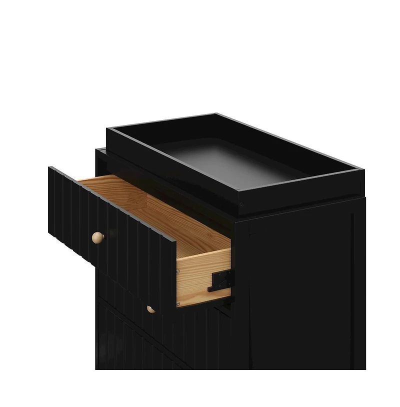 Graco Teddi 3 Drawer Chest with Changing Table Topper