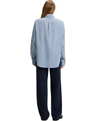 Boss by Hugo Women's Cotton-Blend Striped Blouse
