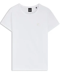 Boss by Hugo Women's Slim-Fit Mercerized-Cotton Monogram T-Shirt
