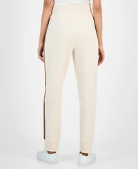 Nautica Jeans Women's Side-Striped Jogger Pants