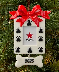 Holiday Lane Pets Dog Print Frame Ornament, Macy's Exclusive