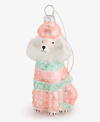 Holiday Lane Pets Glass Poodle Ornament, Macy's Exclusive