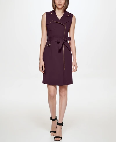 Calvin Klein Women's Scuba Crepe Sleeveless Dress