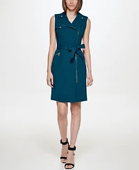 Calvin Klein Women's Scuba Crepe Sleeveless Dress