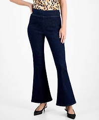 I.n.c. International Concepts Petite High-Rise Pull-On Flared Jeans, Macy's Exclusive