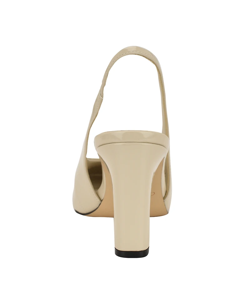 Calvin Klein Women's Raline Square Toe Slingback Pumps