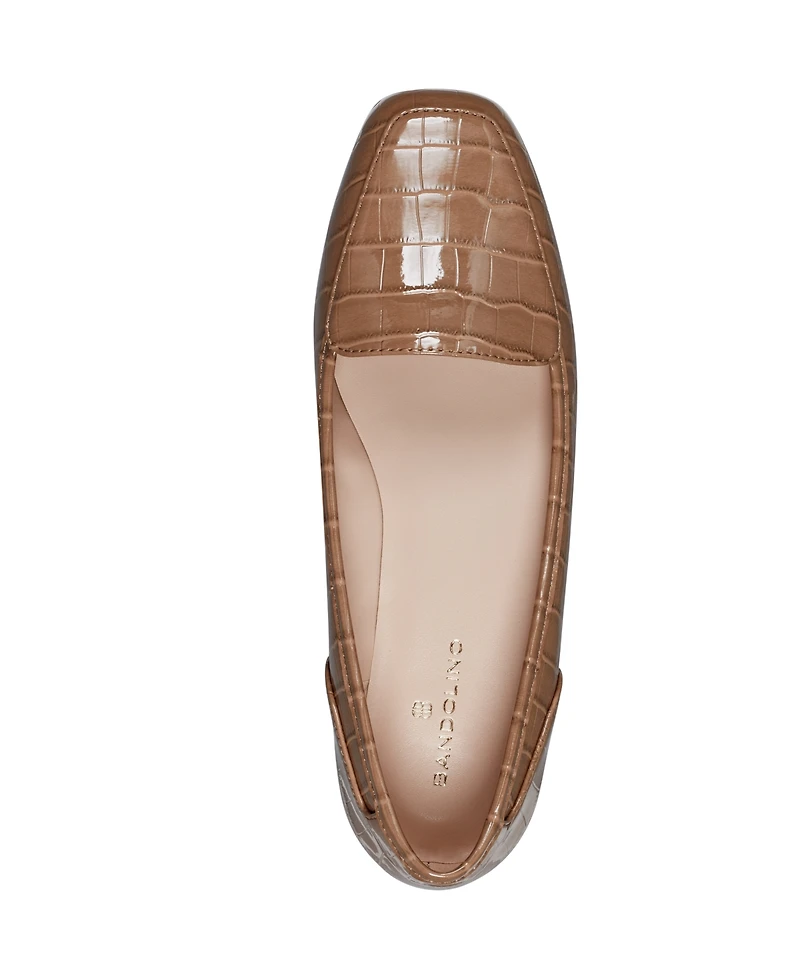 Bandolino Women's Liberty Square Toe Slip-On Loafers