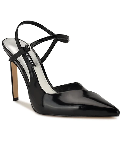 Nine West Women's Franka Ankle Strap Stiletto Pumps
