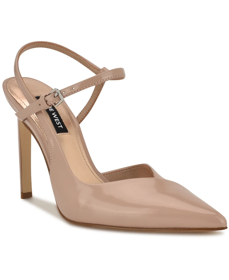 Nine West Women's Franka Ankle Strap Stiletto Pumps