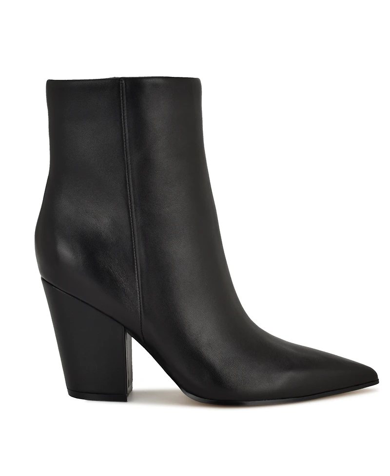 Nine West Women's Ariza Tapered Block Heel Booties