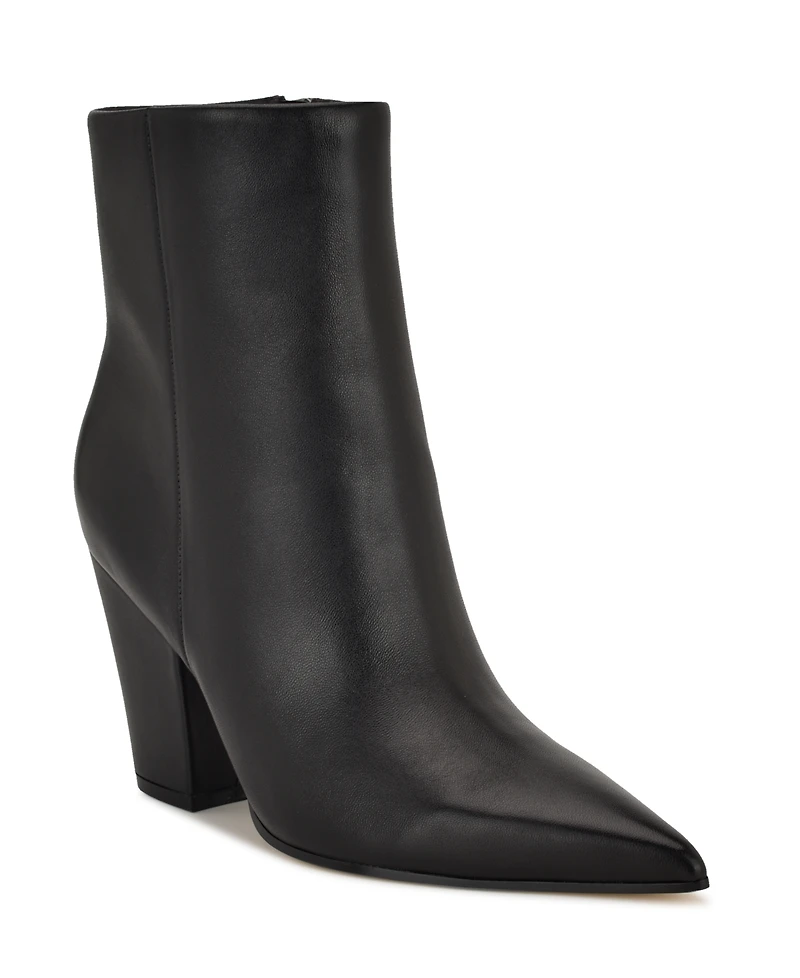 Nine West Women's Ariza Tapered Block Heel Booties