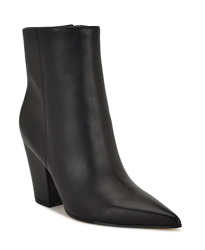 Nine West Women's Ariza Tapered Block Heel Booties