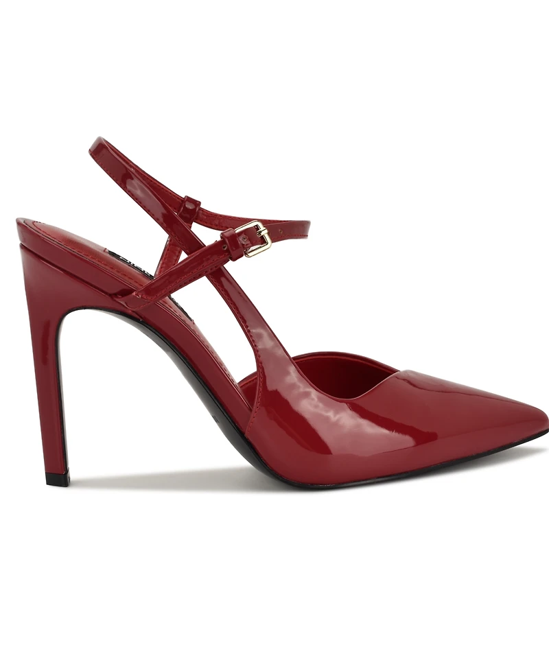 Nine West Women's Franka Ankle Strap Stiletto Pumps