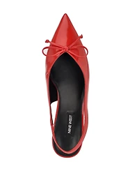 Nine West Women's Evaa Slingback Kitten Heel Pumps