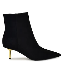 Nine West Women's Hamesa Pointy Toe Kitten Heel Booties