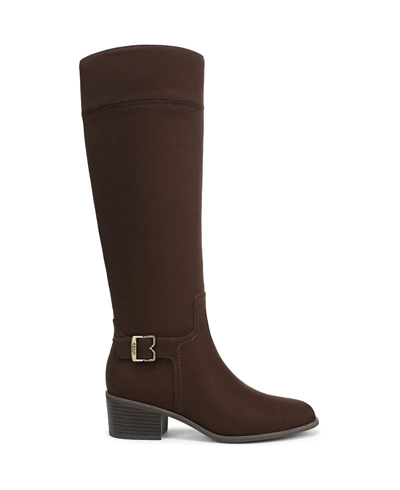 Dr. Scholl's Women's Adeline Wide Calf Block Heel Zip Tall Boots