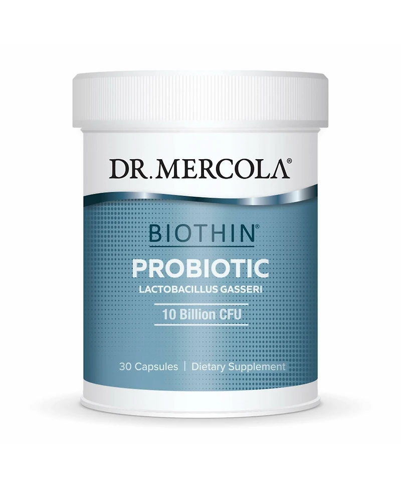 Dr. Mercola Biothin Probiotic 10 Billion Cfu, 30 Servings, Supports Digestive Health, Non Gmo