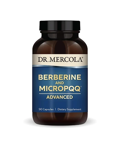Dr. Mercola Berberine and MircoPQQ Advanced, 90 Servings, Supports Immune and Organ Health