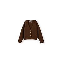 Cotton On Girls Little/Big Vera Vee Neck Cardigan