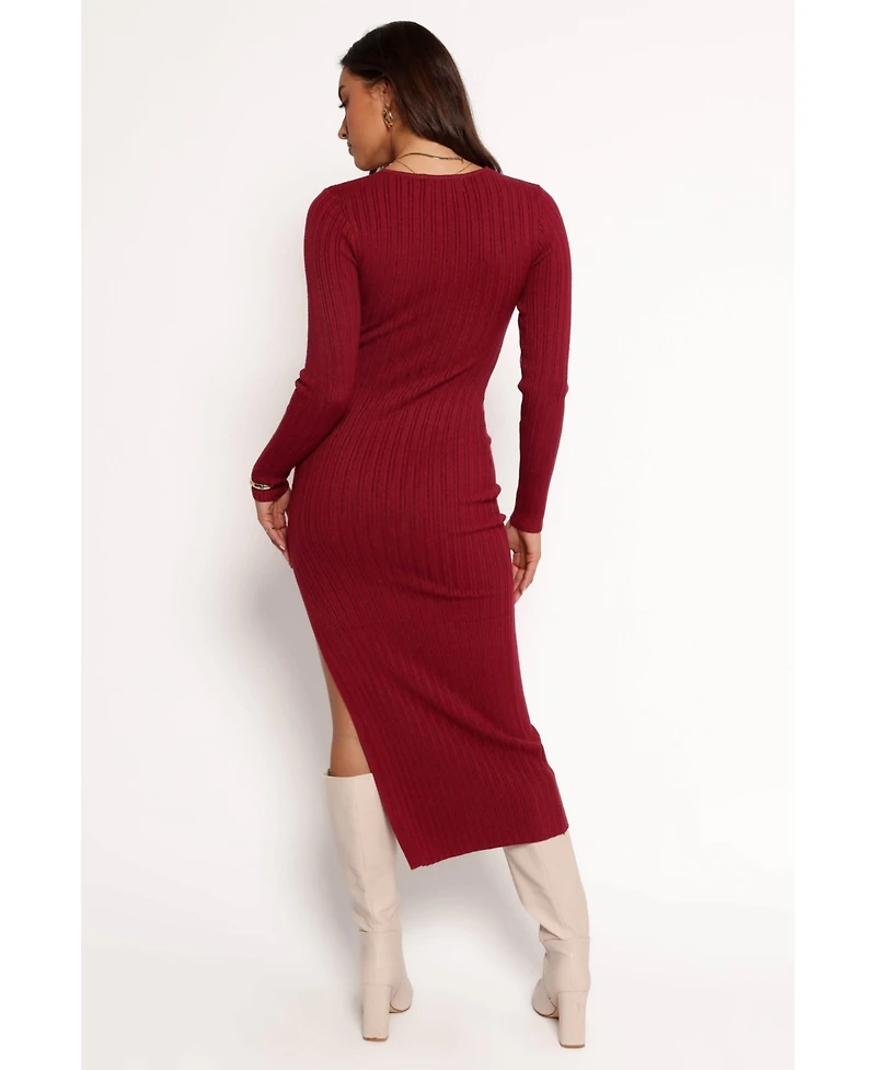 Petal and Pup Women's Irene Long Sleeve Midi Dress