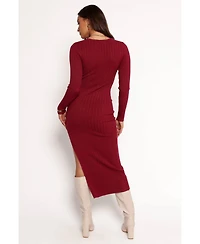 Petal and Pup Women's Irene Long Sleeve Midi Dress