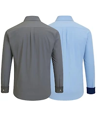 Galaxy By Harvic Men's 2-Pack Slim Fit Solid Shirt