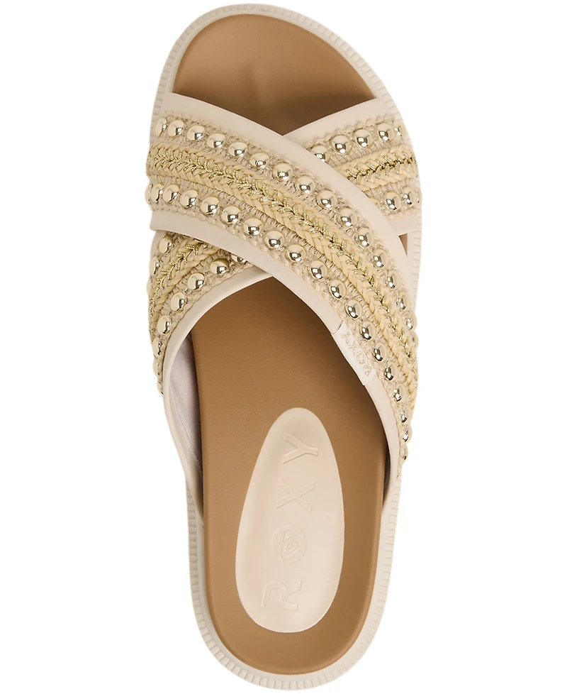 Roxy Women's Capri Round Toe Flat Sandals