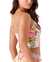 Roxy Juniors' Hot Tropics Longline Bikini Top