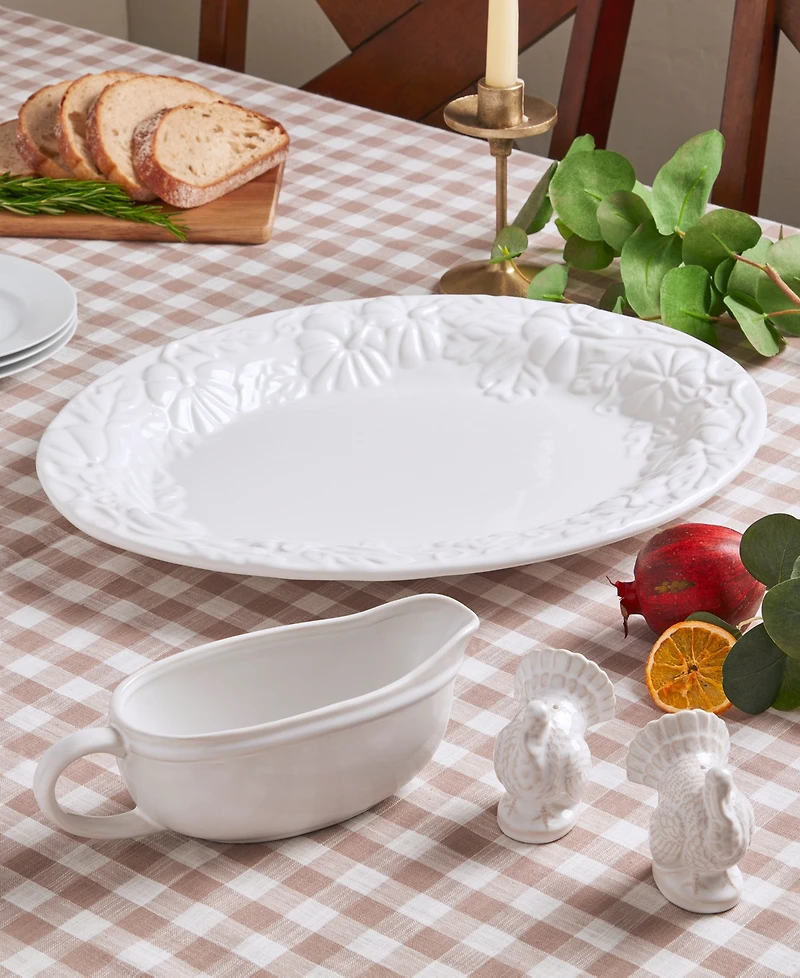 Haven Ceramic Harvest Turkey Platter