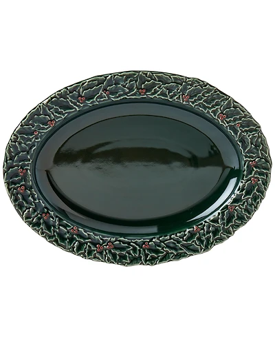 Haven 16" Green Holly Platter