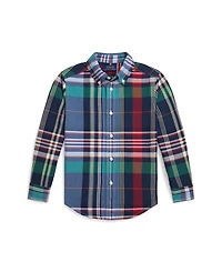 Polo Ralph Lauren Toddler and Little Boys Plaid Oxford Shirt