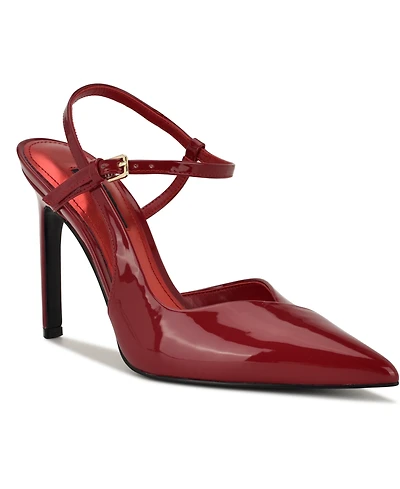 Nine West Women's Franka Ankle Strap Stiletto Pumps