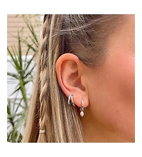 Ana Luisa Double Hoop Earrings - Toda Silver