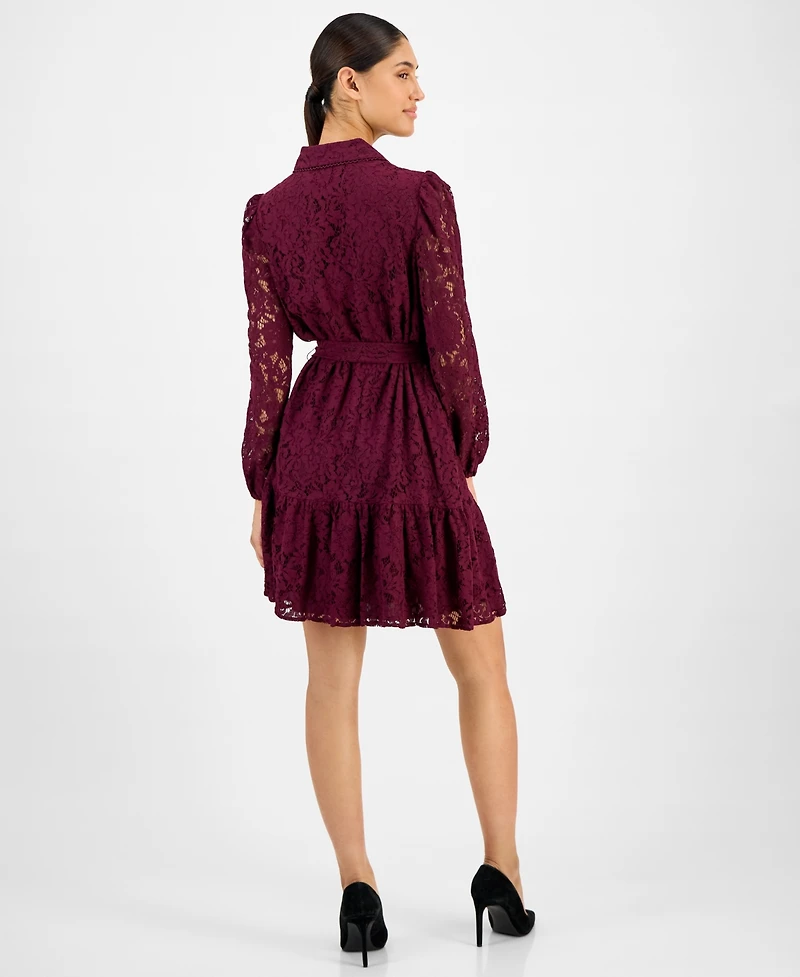 Anne Klein Petite Collared Shirt Dress