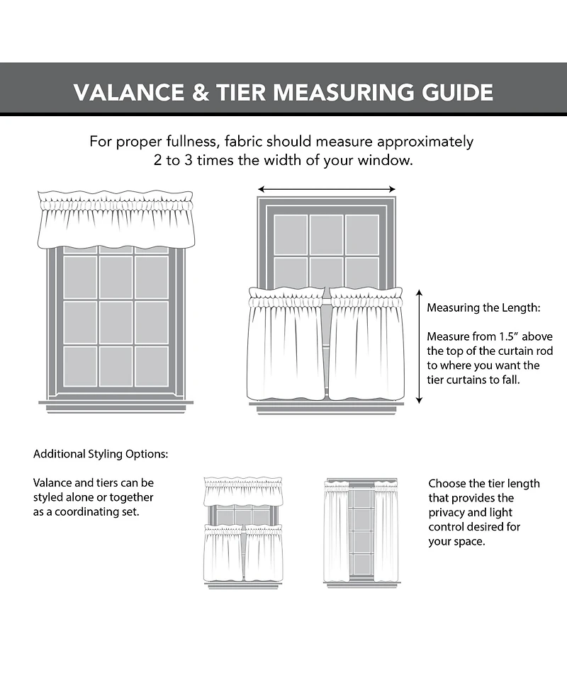 Washed Cotton Twist Tab Cafe Curtain Pair