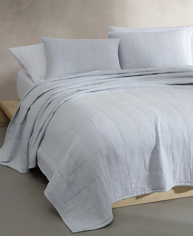 Calvin Klein Cotton Gauze Solid 3-Pc. Quilt Set