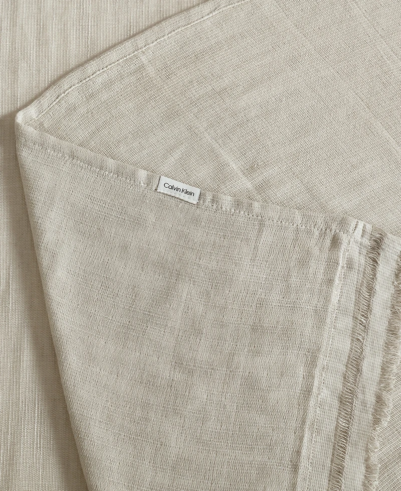 Calvin Klein Fine Weave Throw, 70" x 60"