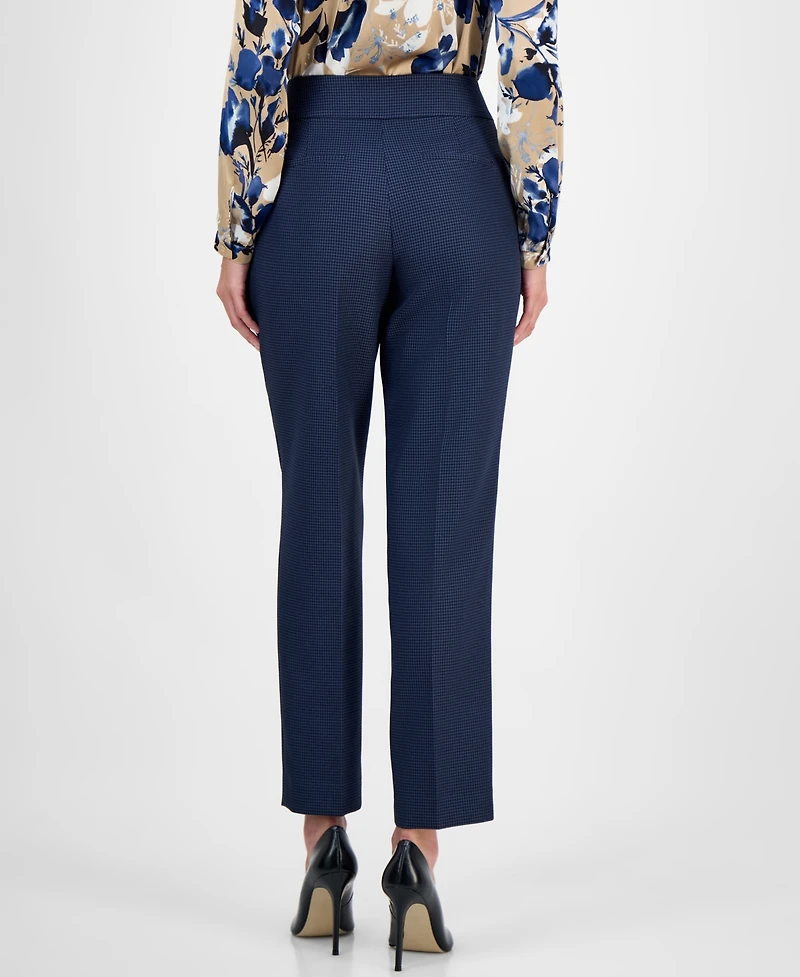 Kasper Women's Stretch Crepe Slim Leg Pant, Regular & Petite Sizes