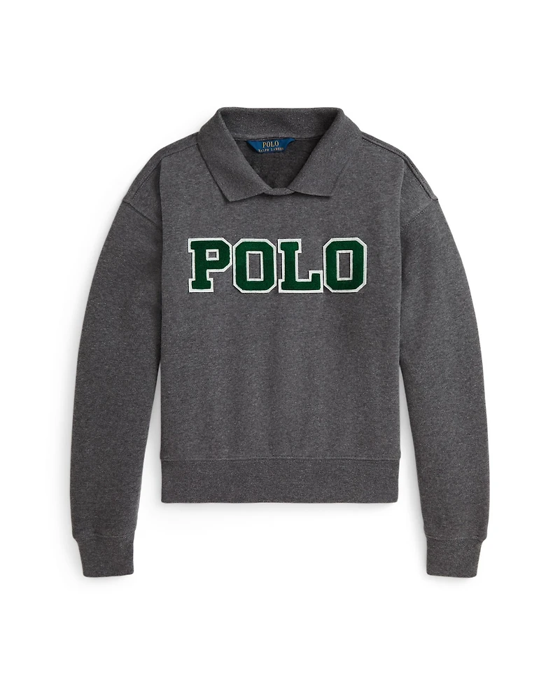 Polo Ralph Lauren Big Girls Logo Fleece Sweatshirt