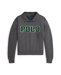Polo Ralph Lauren Big Girls Logo Fleece Sweatshirt