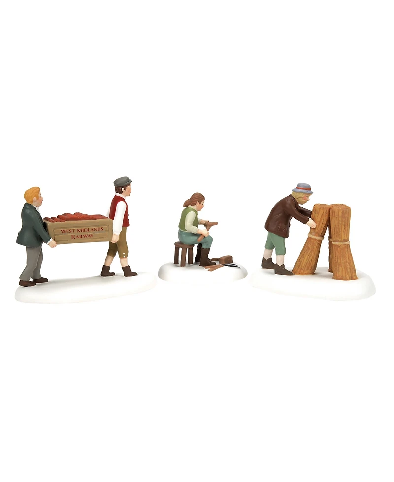 Department 56 Harvesting Progress, Set of 3